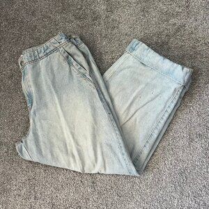 Vintage levis jeans‎ womens 14 blue light wash relaxed fit retro denim 80s 90s